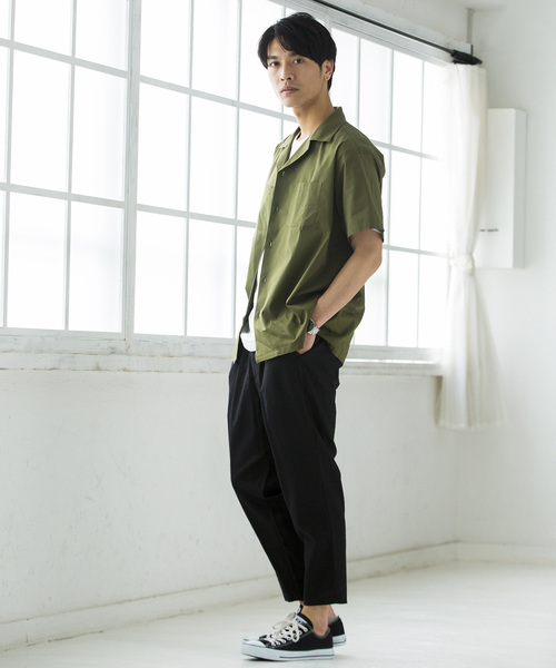 WEGO（ウィゴー）の「WEGO/フランスリネンクロップドペグトップパンツ（スラックス・メンズ・ネイビー/ブラック/オレンジ/ブルー・SMALL/MEDIUM/LARGE）」の9枚目の写真