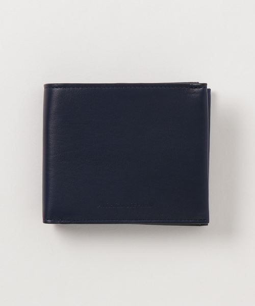 PATRICK STEPHAN(パトリックステファン)の「Leather short wallet 'plonge' 2 ショートウォレット(財布)」|ネイビー