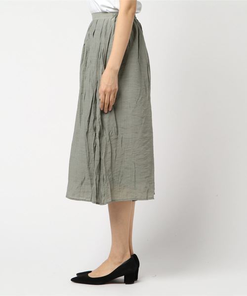 LBC（エルビーシー）の「スラブガウチョパンツ（その他パンツ・レディース・オリーブ/ネイビー・M/L）」の3枚目の写真