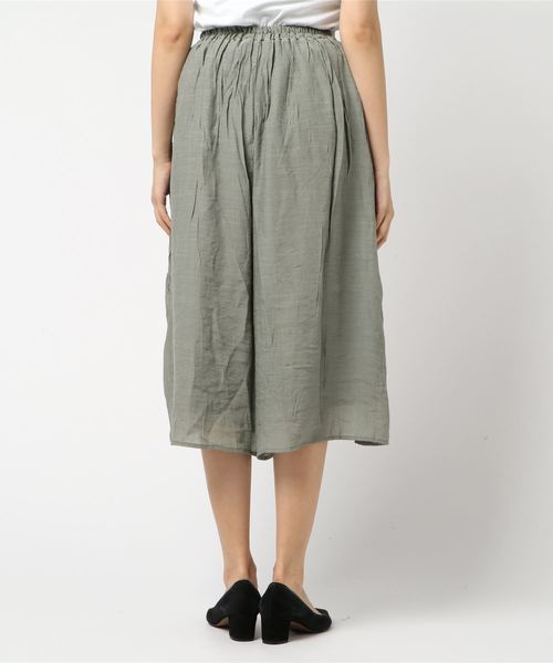 LBC（エルビーシー）の「スラブガウチョパンツ（その他パンツ・レディース・オリーブ/ネイビー・M/L）」の4枚目の写真