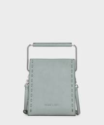 ステープラーエフェクトストラクチャーバッグ / STAPLER EFFECT STRUCTURED BAG
