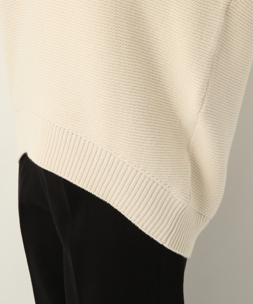 A part by（アパートバイ）の「洗濯機で洗える/5GCエアリー/ガーターVPO 802430（ニット/セーター・レディース・ブラック/ブラウン/オフホワイト/グレイッシュブルー・FREE）」の17枚目の写真