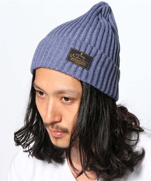 NANO universe(ナノユニバース)の「Mighty Shine(マイティシャイン)/ RIB WACTH CAP(ニットキャップ/ビーニー・メンズ・ブラック/ブルー/トップグレー/レッド/ネイビー/ワイン/エメラルド/イエロー・FREE)」の13枚目の写真