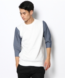 WHO'S WHO gallery | 袖シャンブレTシャツ(Tシャツ/カットソー)
