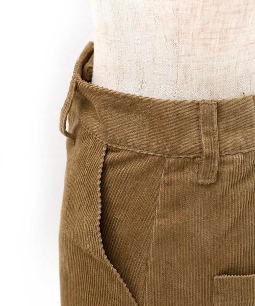 Luz Llena（ラズレナ）の「コーデュロイベイカーミニスカート（スカート・レディース・ブラック/ベージュ/パープル・MEDIUM）」の15枚目の写真