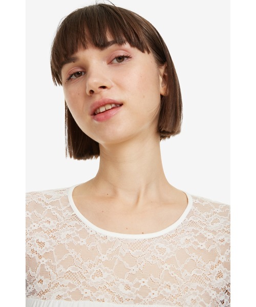 Desigual（デシグアル）の「Tシャツ長袖（Tシャツ/カットソー・レディース・ホワイト/ブラック/レッド/グレー・2L/SS/S/M/L/3L）」の9枚目の写真