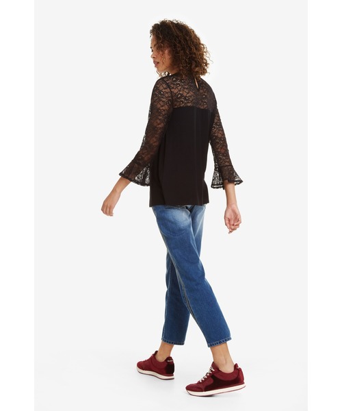 Desigual（デシグアル）の「Tシャツ長袖（Tシャツ/カットソー・レディース・ホワイト/ブラック/レッド/グレー・2L/SS/S/M/L/3L）」の12枚目の写真
