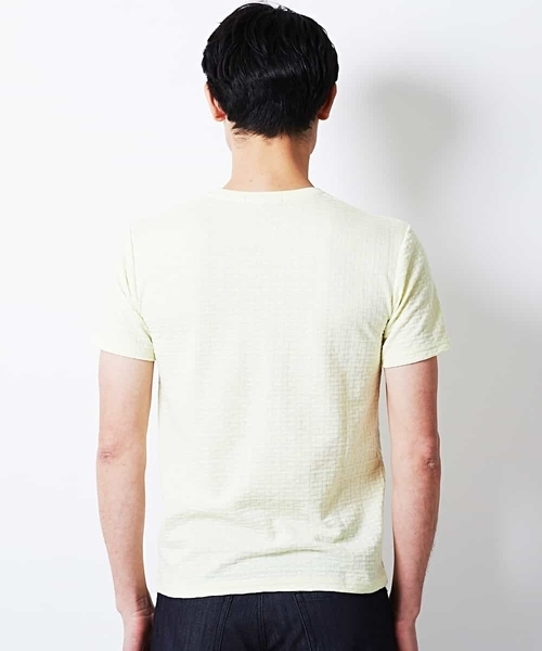 MICHEL KLEIN HOMME (ミッシェルクランオム)の「カットソー(スラブリンクスクルー)(Tシャツ/カットソー・メンズ・ネイビー/グレー/クリーム/ホワイト・46/48/44/52/51)」の8枚目の写真