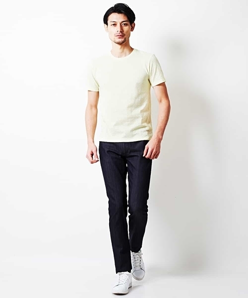 MICHEL KLEIN HOMME (ミッシェルクランオム)の「カットソー(スラブリンクスクルー)(Tシャツ/カットソー・メンズ・ネイビー/グレー/クリーム/ホワイト・46/48/44/52/51)」の13枚目の写真