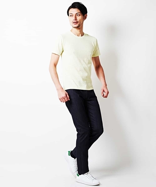 MICHEL KLEIN HOMME (ミッシェルクランオム)の「カットソー(スラブリンクスクルー)(Tシャツ/カットソー・メンズ・ネイビー/グレー/クリーム/ホワイト・46/48/44/52/51)」の14枚目の写真
