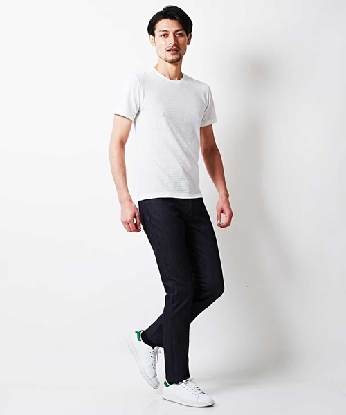 MICHEL KLEIN HOMME (ミッシェルクランオム)の「カットソー(スラブリンクスクルー)(Tシャツ/カットソー・メンズ・ネイビー/グレー/クリーム/ホワイト・46/48/44/52/51)」の15枚目の写真