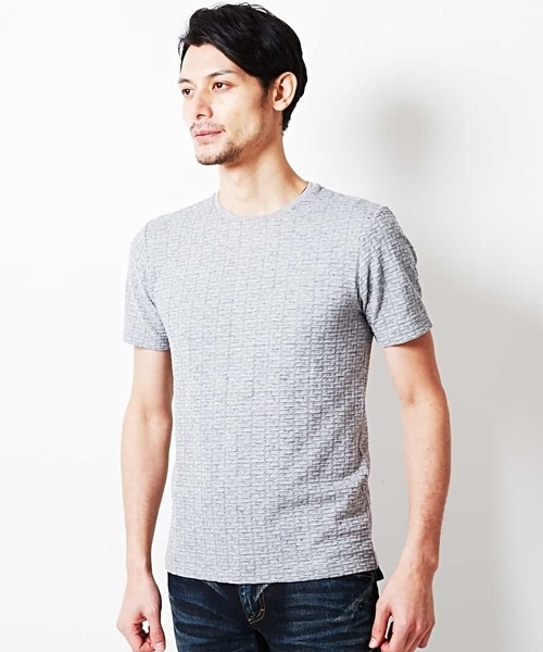 MICHEL KLEIN HOMME (ミッシェルクランオム)の「カットソー(スラブリンクスクルー)(Tシャツ/カットソー・メンズ・ネイビー/グレー/クリーム/ホワイト・46/48/44/52/51)」の17枚目の写真