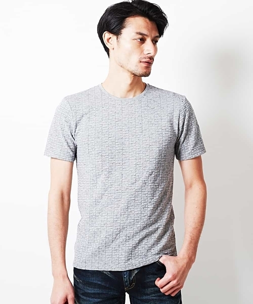MICHEL KLEIN HOMME (ミッシェルクランオム)の「カットソー(スラブリンクスクルー)(Tシャツ/カットソー・メンズ・ネイビー/グレー/クリーム/ホワイト・46/48/44/52/51)」の19枚目の写真