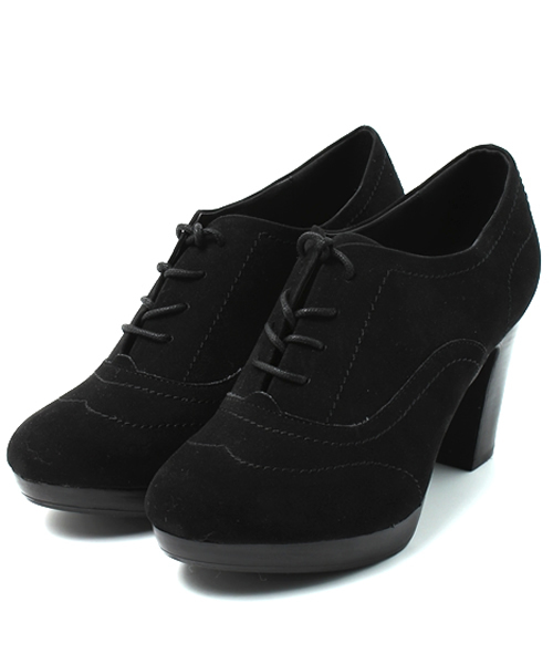 mystic（ミスティック）の「レースアップブーティ（ブーティ・レディース・ブラック/モカ/ベージュ・37/38/36）」の2枚目の写真