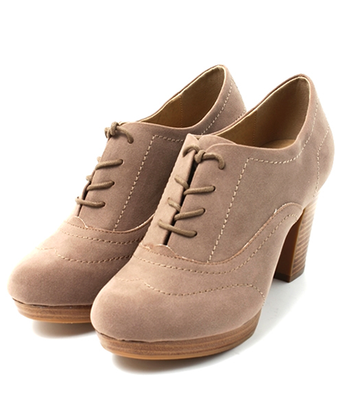 mystic（ミスティック）の「レースアップブーティ（ブーティ・レディース・ブラック/モカ/ベージュ・37/38/36）」の3枚目の写真