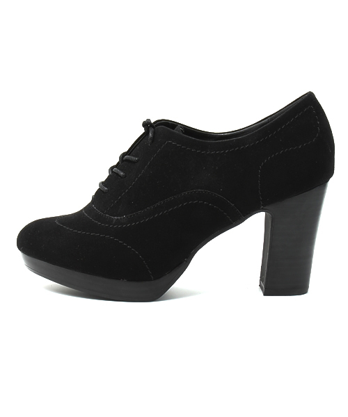 mystic（ミスティック）の「レースアップブーティ（ブーティ・レディース・ブラック/モカ/ベージュ・37/38/36）」の4枚目の写真