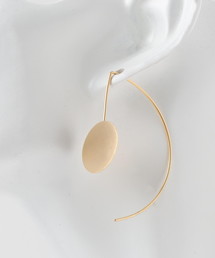 ENEIDA FRANCA: メタルパーツピアス