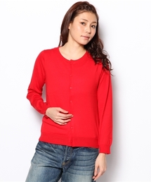 BEAMS BOY | ★BEAMS BOY / 14ゲージ BB刺繍クルーカーディガン(カーディガン/ボレロ)