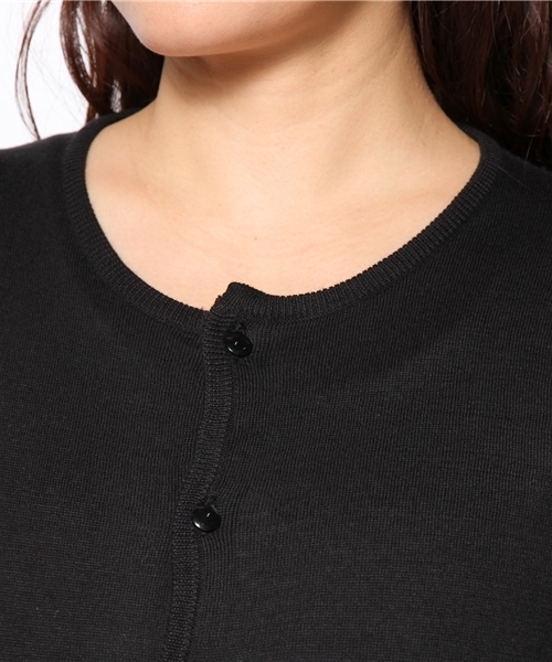 BEAMS BOY(ビームスボーイ)の「○BEAMS BOY / 14ゲージ BB刺繍クルーカーディガン(カーディガン/ボレロ・レディース・ライトグレー/ブラック/ピンク/サックスブルー/ネイビー/レッド/イエロー/ミント・0/1)」の9枚目の写真