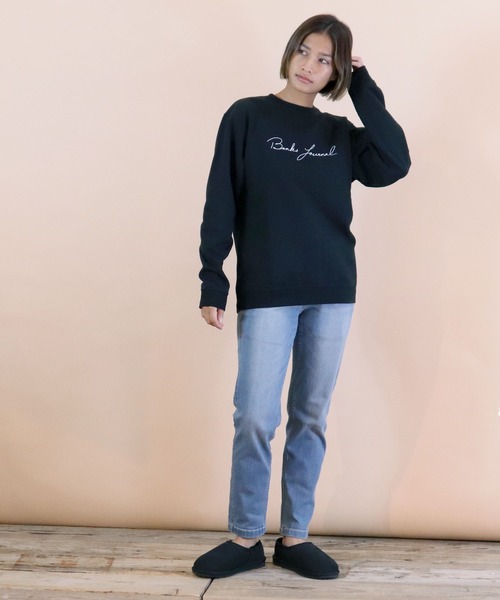 BANKS(バンクス)の「【BANKS JOURNAL/バンクスジャーナル】ロゴ刺繍フリース CHANCE AFL0206(スウェット・メンズ・ブラック・S/M/L/XL)」の5枚目の写真