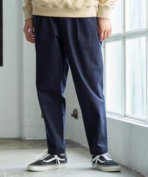 coen | 撥水ストレッチソフトテーパードタックチノパンツ(チノパンツ)