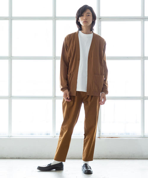 coen（コーエン）の「撥水ストレッチソフトテーパードタックチノパンツ（チノパンツ・メンズ・オリーブ/ネイビー/ブラウン・LARGE/X-LARGE/SMALL/MEDIUM）」の19枚目の写真