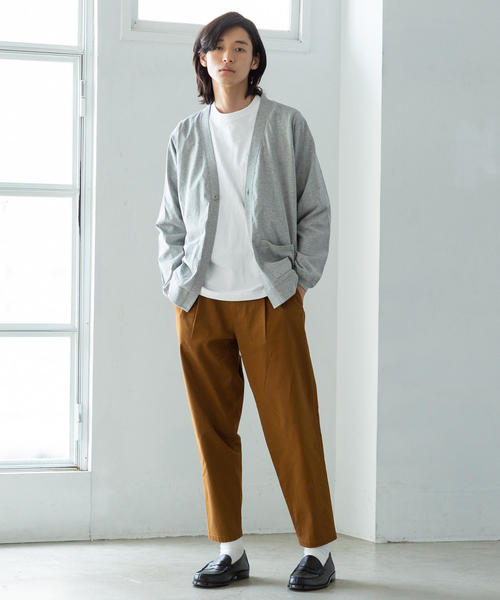 coen（コーエン）の「撥水ストレッチソフトテーパードタックチノパンツ（チノパンツ・メンズ・オリーブ/ネイビー/ブラウン・LARGE/X-LARGE/SMALL/MEDIUM）」の15枚目の写真