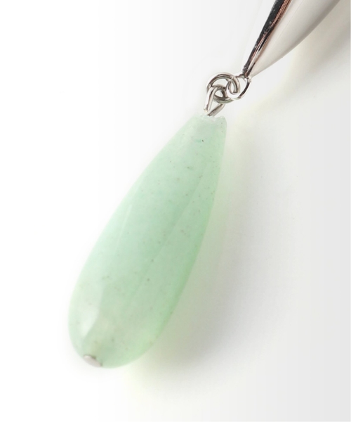 La TOTALITE（ラトータリテ）の「【Lapuis/ラピュイ】ドロップストーンイヤリング（イヤリング・レディース・ブラウン/グリーン/ピンク系その他・FREE）」の7枚目の写真