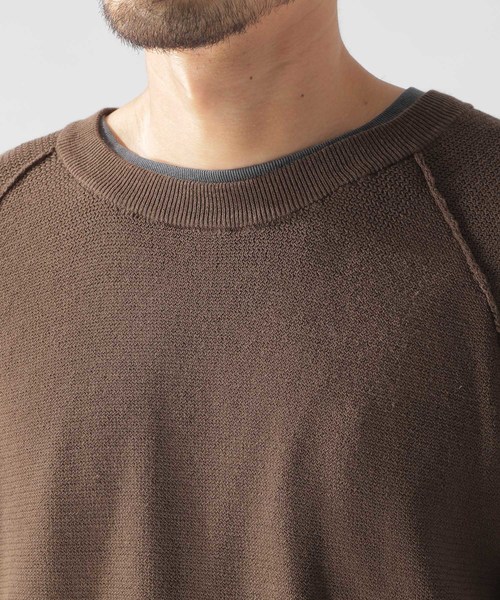 BAYFLOW（ベイフロー）の「ハイツイストフリガラプルオーバー（ニット/セーター・メンズ・ネイビー/オレンジ/ブラウン系その他・SMALL/MEDIUM/LARGE）」の16枚目の写真