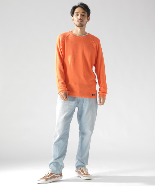 BAYFLOW（ベイフロー）の「ハイツイストフリガラプルオーバー（ニット/セーター・メンズ・ネイビー/オレンジ/ブラウン系その他・SMALL/MEDIUM/LARGE）」の11枚目の写真