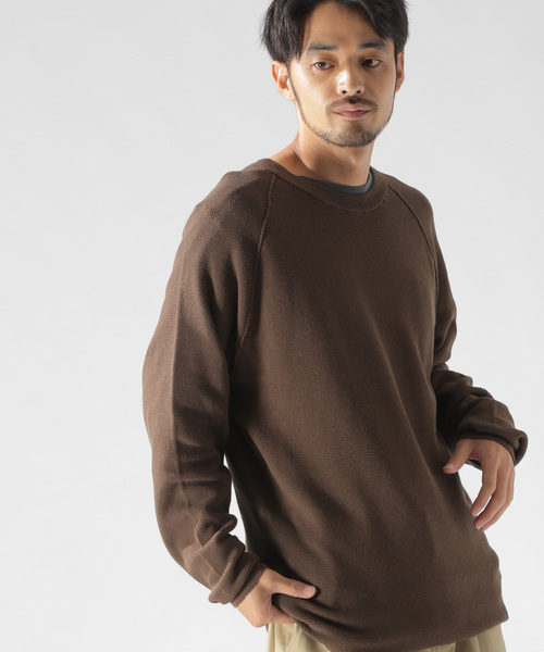 BAYFLOW（ベイフロー）の「ハイツイストフリガラプルオーバー（ニット/セーター・メンズ・ネイビー/オレンジ/ブラウン系その他・SMALL/MEDIUM/LARGE）」の21枚目の写真