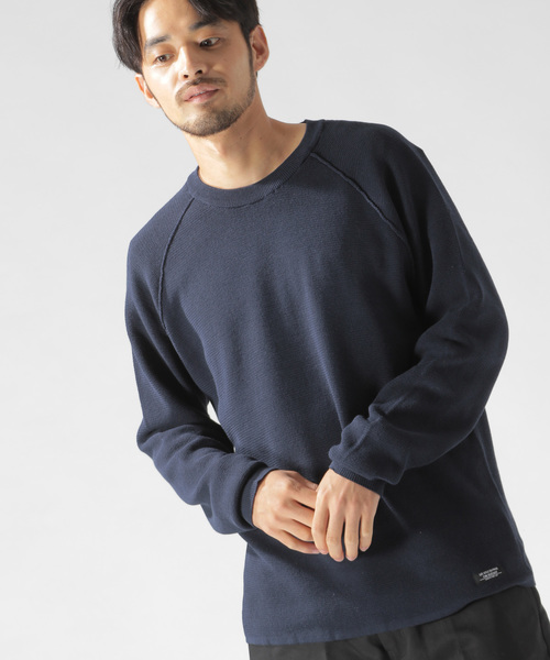 BAYFLOW（ベイフロー）の「ハイツイストフリガラプルオーバー（ニット/セーター・メンズ・ネイビー/オレンジ/ブラウン系その他・SMALL/MEDIUM/LARGE）」の22枚目の写真