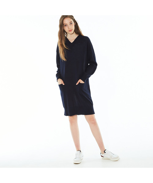 セール ニットフードワンピース ワンピース Lacoste ラコステ のファッション通販 Zozotown