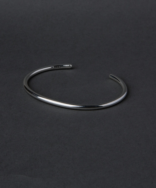 Rocky Monroe(ロッキーモンロー)の「シルバー925 ユニセックス シルバーバングル(バングル/リストバンド・メンズ・A/B/C/D/E/F/G/H/I/J/K/L/M・FREE)」の2枚目の写真