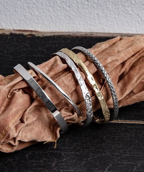 Rocky Monroe(ロッキーモンロー)の「シルバー925 ユニセックス シルバーバングル(バングル/リストバンド・メンズ・A/B/C/D/E/F/G/H/I/J/K/L/M・FREE)」の14枚目の写真