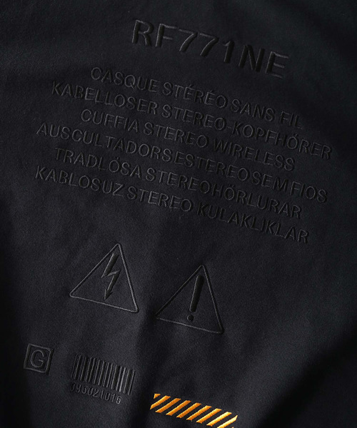 SHAREEF(シャリーフ)の「"RF771NE" BIG SWEAT(スウェット・メンズ・ホワイト/ブラック/ダークグリーン/ライム/オレンジ・1/2/3)」の12枚目の写真