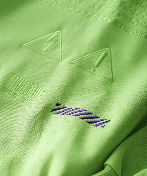 SHAREEF(シャリーフ)の「"RF771NE" BIG SWEAT(スウェット・メンズ・ホワイト/ブラック/ダークグリーン/ライム/オレンジ・1/2/3)」の21枚目の写真