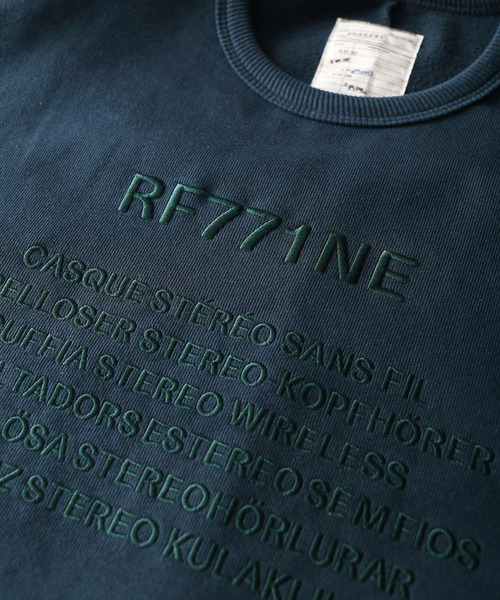 SHAREEF(シャリーフ)の「"RF771NE" BIG SWEAT(スウェット・メンズ・ホワイト/ブラック/ダークグリーン/ライム/オレンジ・1/2/3)」の16枚目の写真