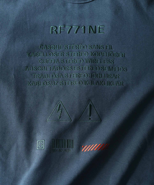 SHAREEF(シャリーフ)の「"RF771NE" BIG SWEAT(スウェット・メンズ・ホワイト/ブラック/ダークグリーン/ライム/オレンジ・1/2/3)」の17枚目の写真