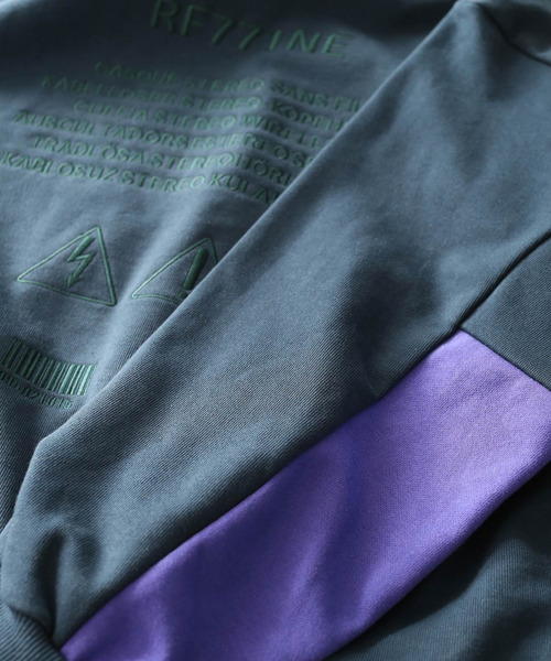 SHAREEF(シャリーフ)の「"RF771NE" BIG SWEAT(スウェット・メンズ・ホワイト/ブラック/ダークグリーン/ライム/オレンジ・1/2/3)」の19枚目の写真