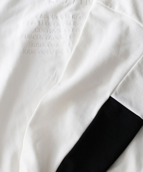 SHAREEF(シャリーフ)の「"RF771NE" BIG SWEAT(スウェット・メンズ・ホワイト/ブラック/ダークグリーン/ライム/オレンジ・1/2/3)」の7枚目の写真