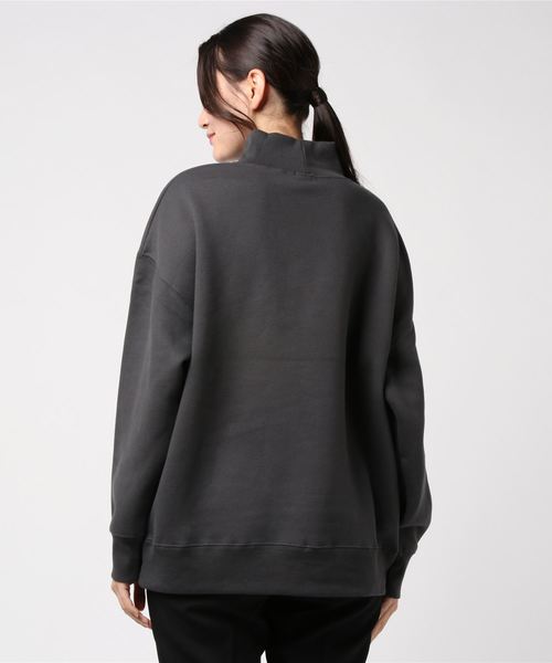 LOWRYS FARM(ローリーズファーム)の「ハイネックチュニックウラケプルオーバー 861699(スウェット・レディース・ブラウン/グレー/アイボリー/グリーン・FREE)」の6枚目の写真