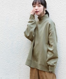 LOWRYS FARM | ハイネックチュニックウラケプルオーバー　861699(スウェット)