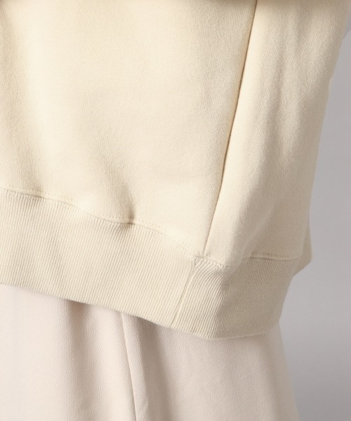 LOWRYS FARM(ローリーズファーム)の「ハイネックチュニックウラケプルオーバー 861699(スウェット・レディース・ブラウン/グレー/アイボリー/グリーン・FREE)」の13枚目の写真