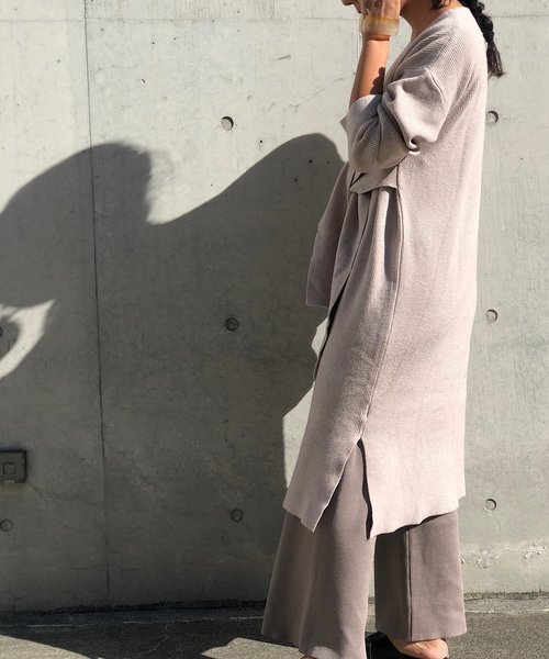 PARKS TOKYO SELECT（パークストウキョウセレクト）の「ｶｼｭｸｰﾙﾆｯﾄﾜﾝﾋﾟｰｽ（ワンピース・レディース・アイボリー・FREE）」の4枚目の写真