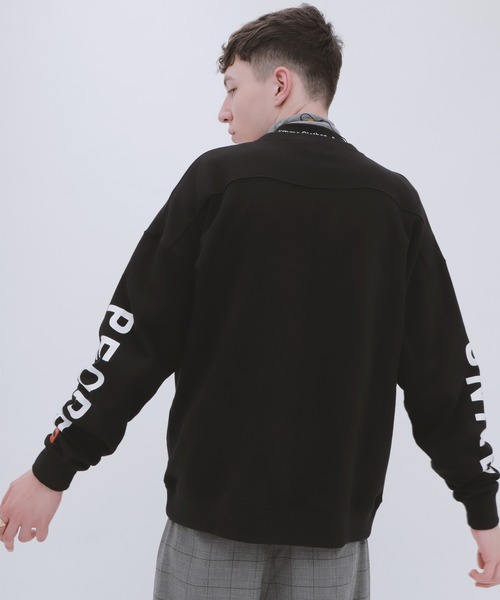 UNITED PEOPLE（ユナイテッドピープル）の「【UNITED PEOPLE / ユナイテッドピープル】 別注 オーバーサイズ プルオーバースウェット（スウェット・メンズ・ホワイト/ブラック/ブラウン・FREE）」の15枚目の写真