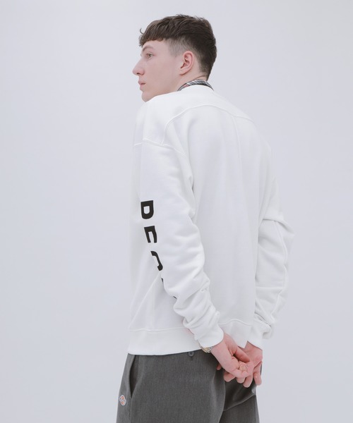 UNITED PEOPLE（ユナイテッドピープル）の「【UNITED PEOPLE / ユナイテッドピープル】 別注 オーバーサイズ プルオーバースウェット（スウェット・メンズ・ホワイト/ブラック/ブラウン・FREE）」の20枚目の写真