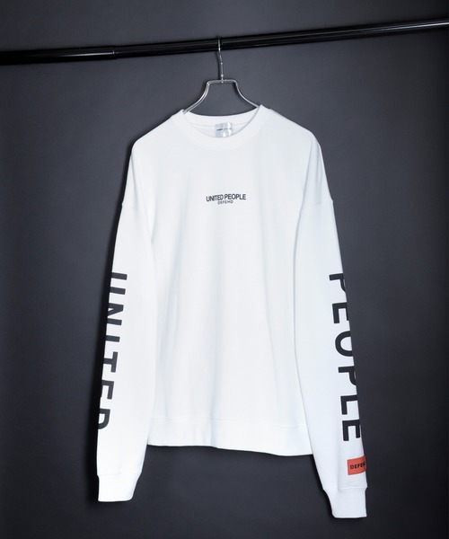 UNITED PEOPLE（ユナイテッドピープル）の「【UNITED PEOPLE / ユナイテッドピープル】 別注 オーバーサイズ プルオーバースウェット（スウェット・メンズ・ホワイト/ブラック/ブラウン・FREE）」の4枚目の写真