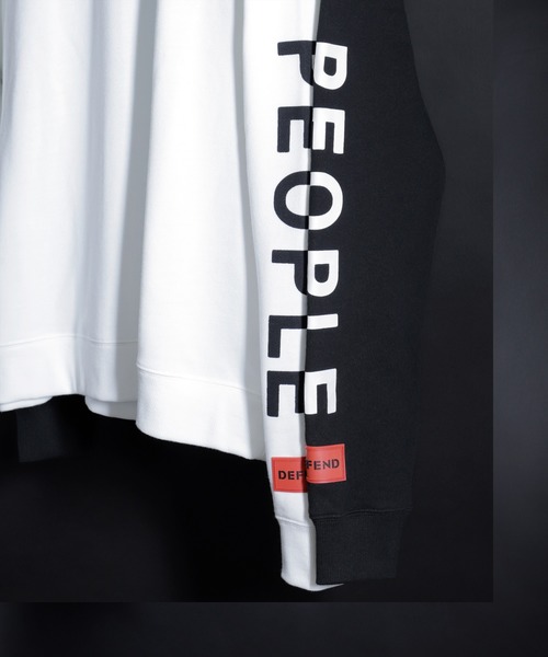 UNITED PEOPLE（ユナイテッドピープル）の「【UNITED PEOPLE / ユナイテッドピープル】 別注 オーバーサイズ プルオーバースウェット（スウェット・メンズ・ホワイト/ブラック/ブラウン・FREE）」の9枚目の写真