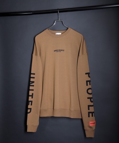 UNITED PEOPLE（ユナイテッドピープル）の「【UNITED PEOPLE / ユナイテッドピープル】 別注 オーバーサイズ プルオーバースウェット（スウェット・メンズ・ホワイト/ブラック/ブラウン・FREE）」の5枚目の写真